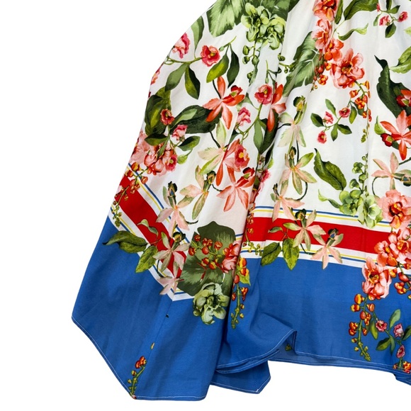 Tommy Hilfiger Floral Dress with Blue and Red Accents - Picture 2 of 5